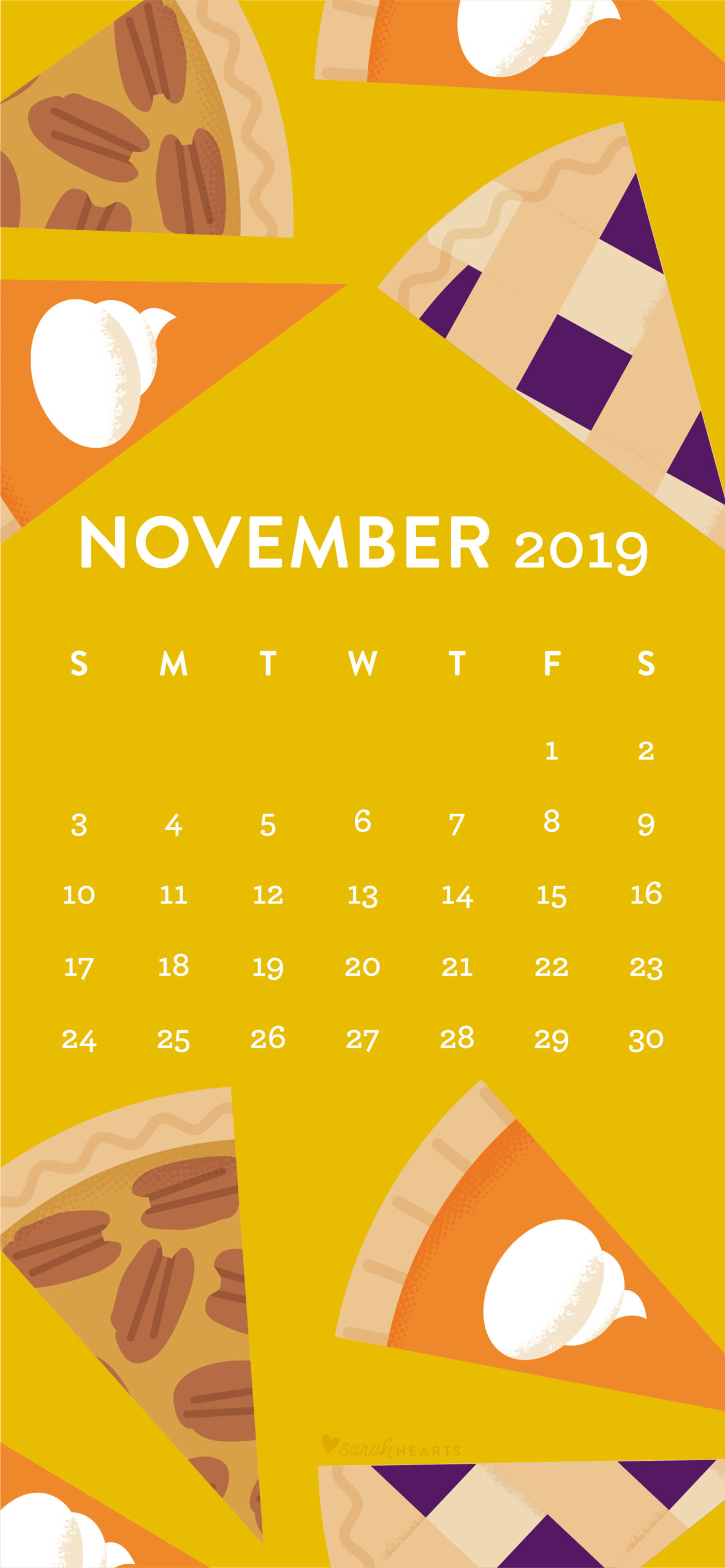 11_2019_wallpaper_iphone_x_calendar Sarah Hearts