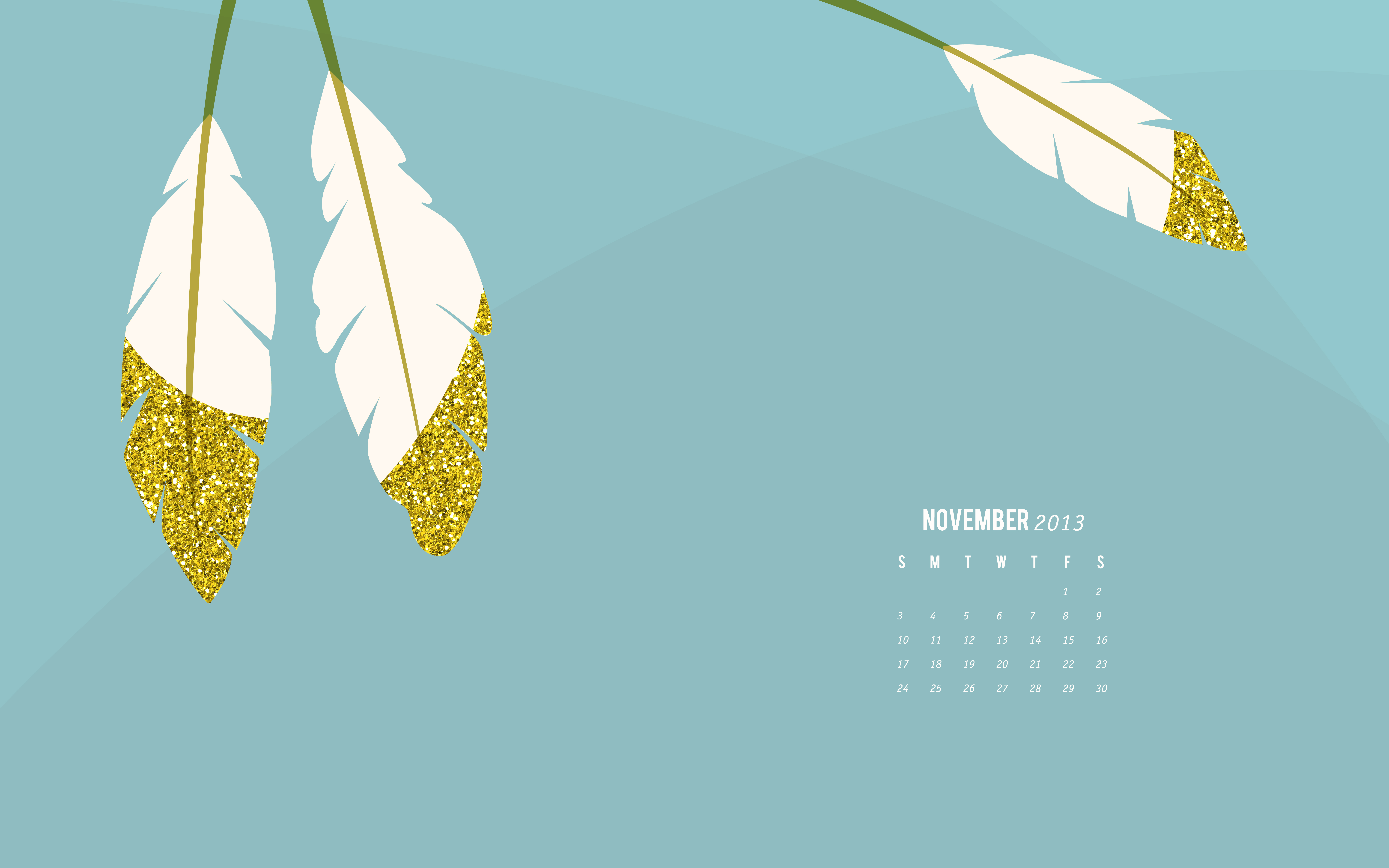 November 2013 Calendar Wallpaper - Sarah Hearts