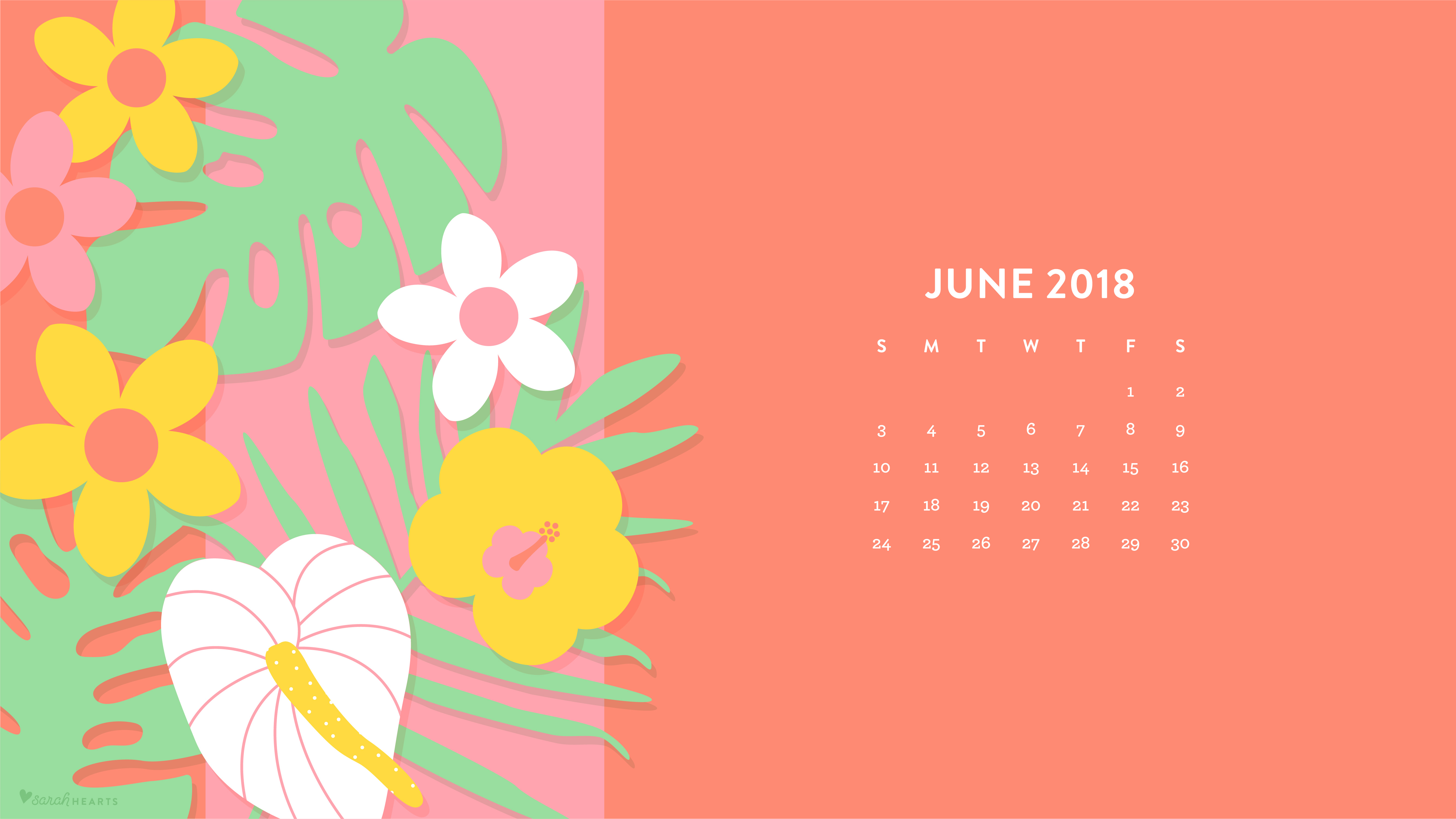 june-2018-tropical-flowers-wallpaper-sarah-hearts