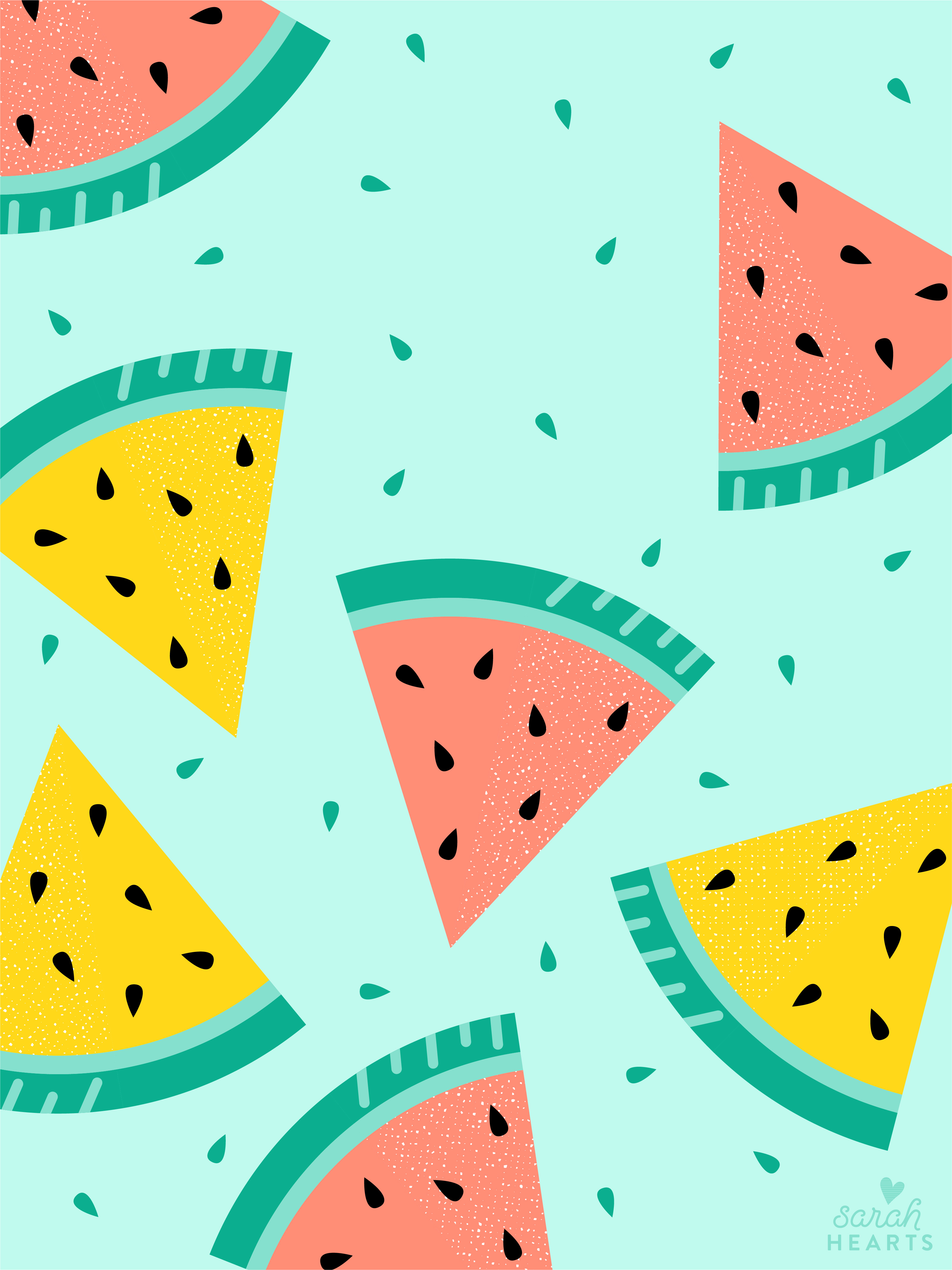 Buy Watercolor Summer Watermelon Pattern D1 NonPVC SelfAdhesive Peel   Stick Vinyl Wallpaper Roll Online in India at Best Price  Modern WallPaper   Wall Arts  Home Decor  Furniture 