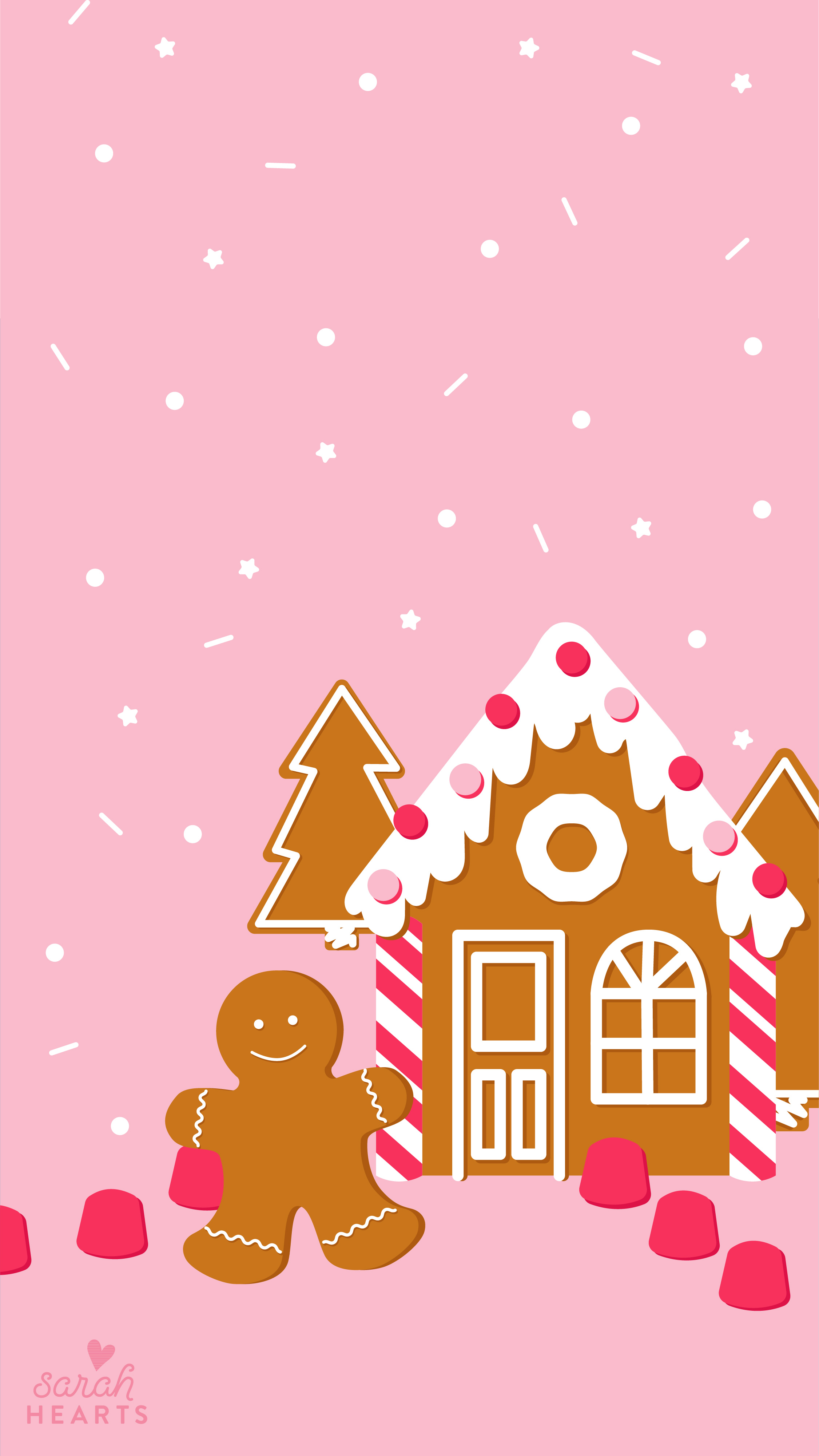 Gingerbread House And Trees Brown Trees White Candy Gingerbread House  HD wallpaper  Peakpx