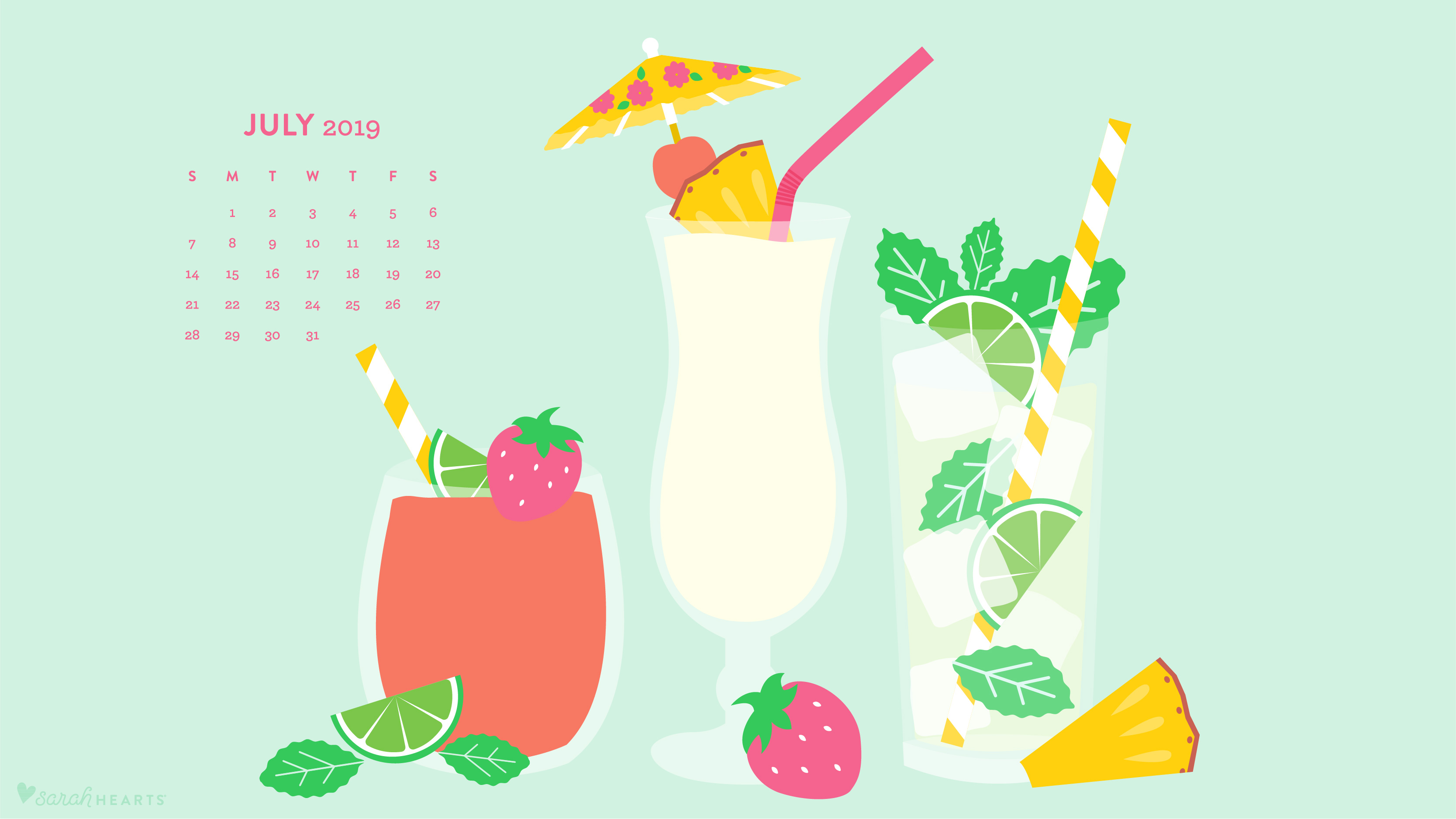 july summer background