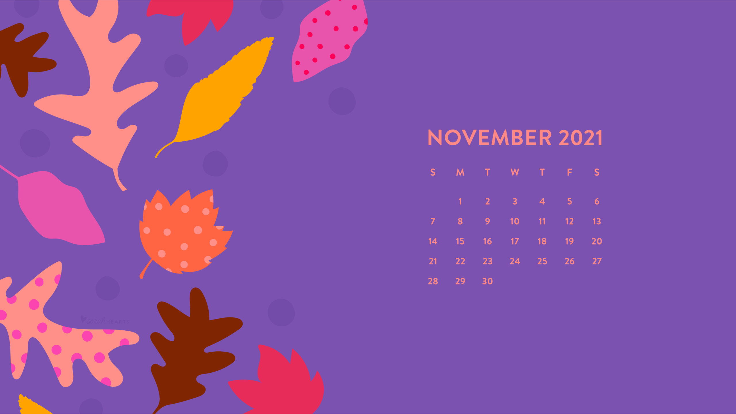 November 2022 wallpapers  59 FREE desktop  phone calendars
