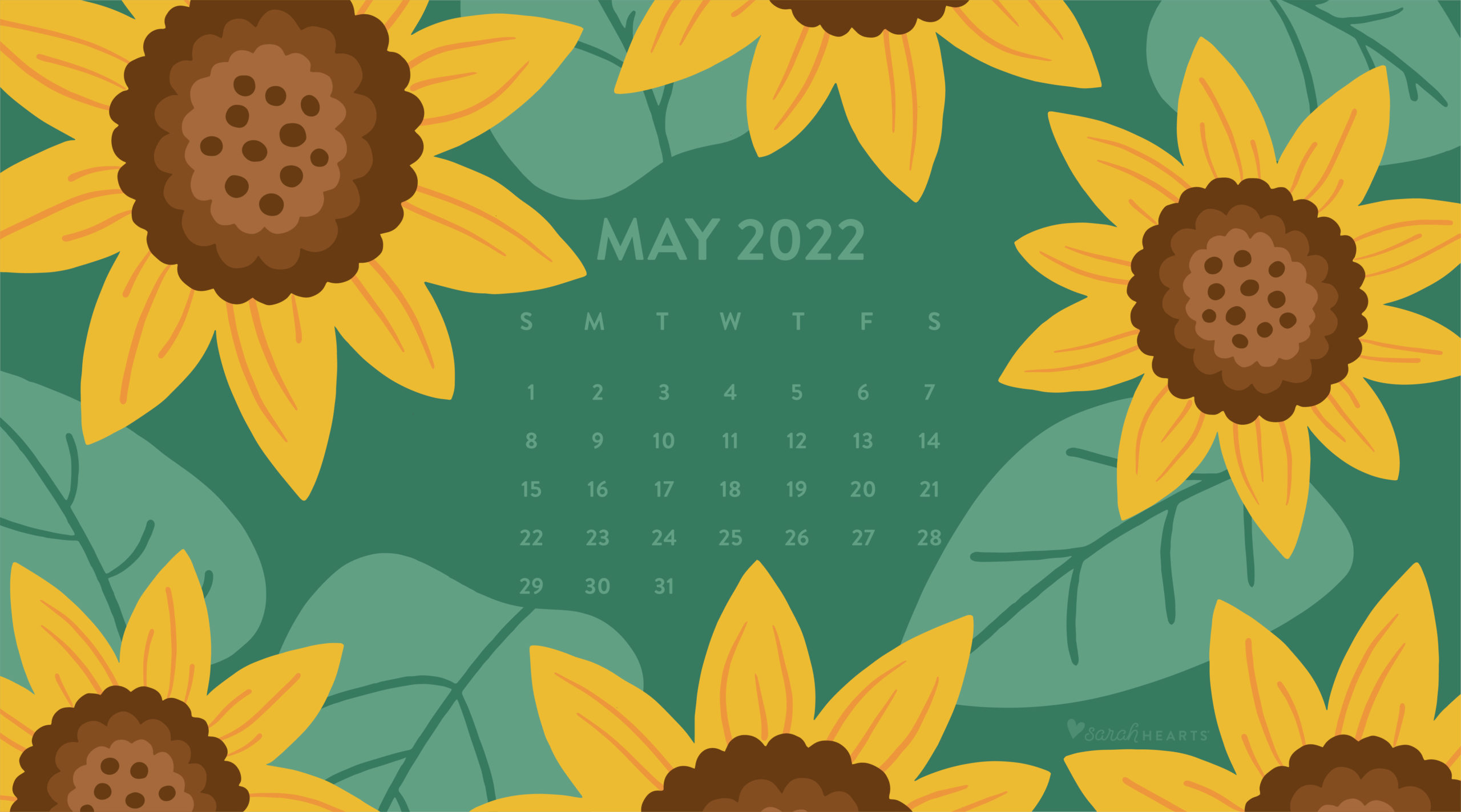 May 2022 wallpapers  55 FREE calendars for your desktop  phone