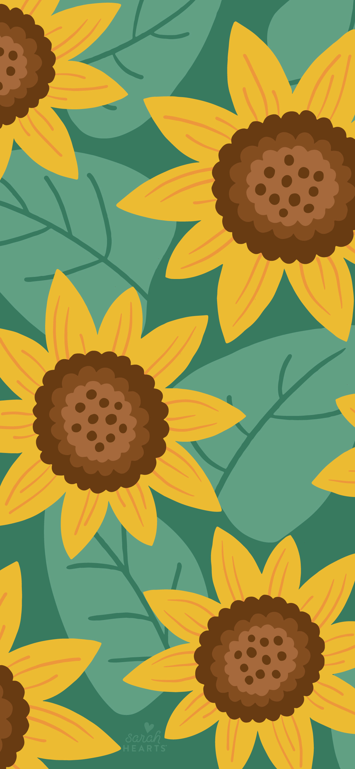 Dark Background With Seamless Sunflower Flower Pattern Exotic Painting  Wallpaper Vector, Exotic, Painting, Wallpaper PNG and Vector with  Transparent Background for Free Download