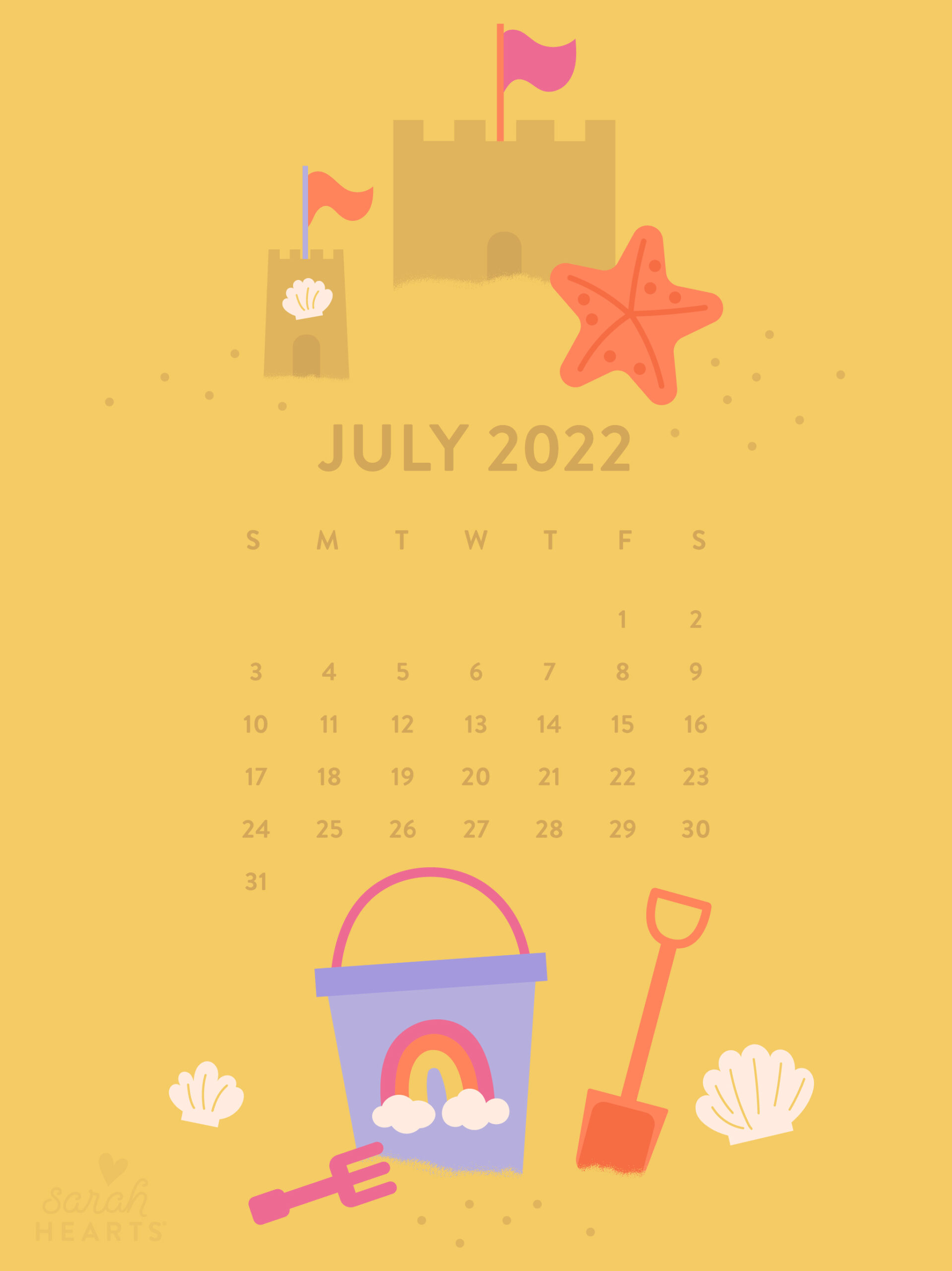 July 2022 Desktop Calendar Wallpaper  Hornby Hobbies