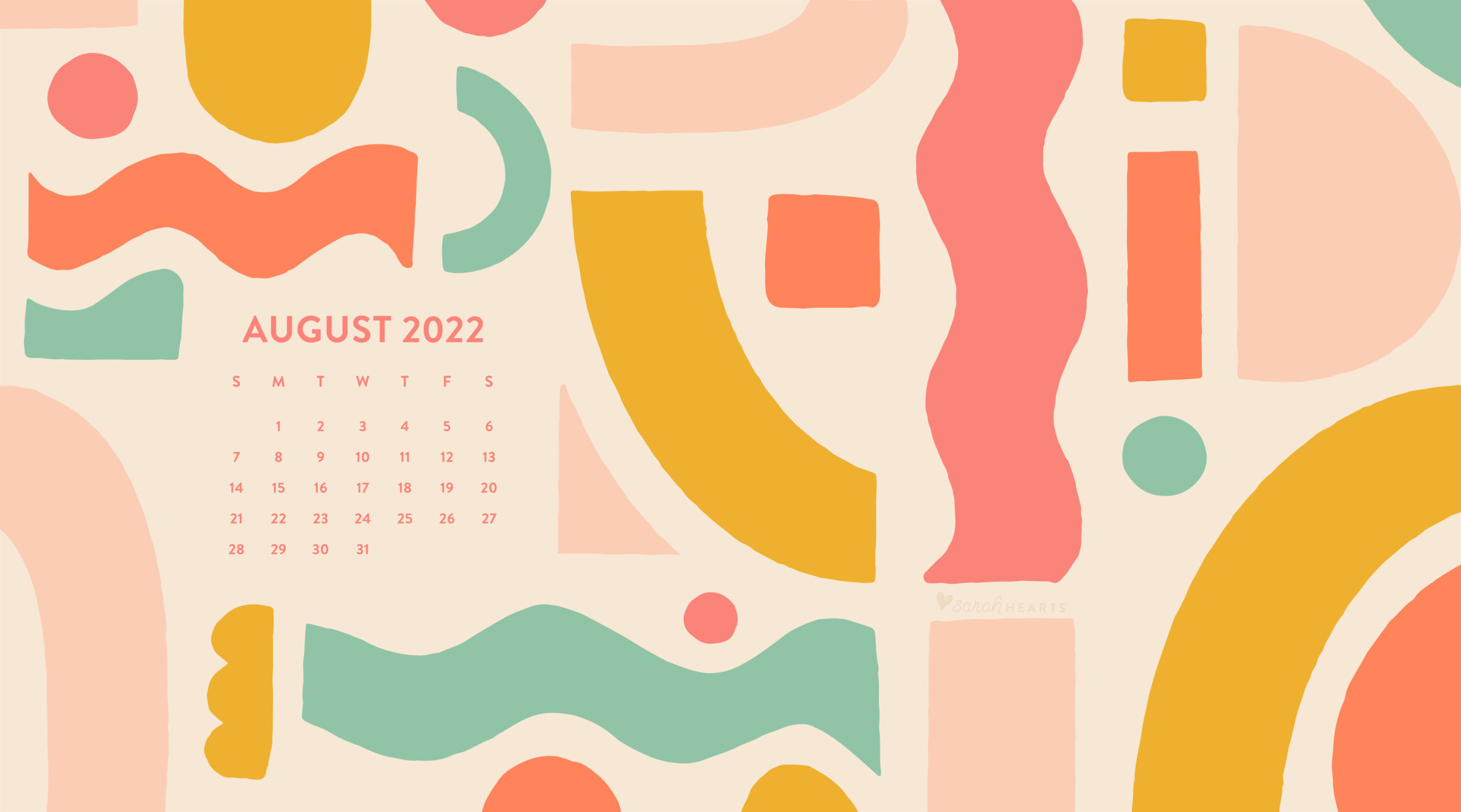 August 2022 Calendar Backgrounds HD  PixelsTalkNet