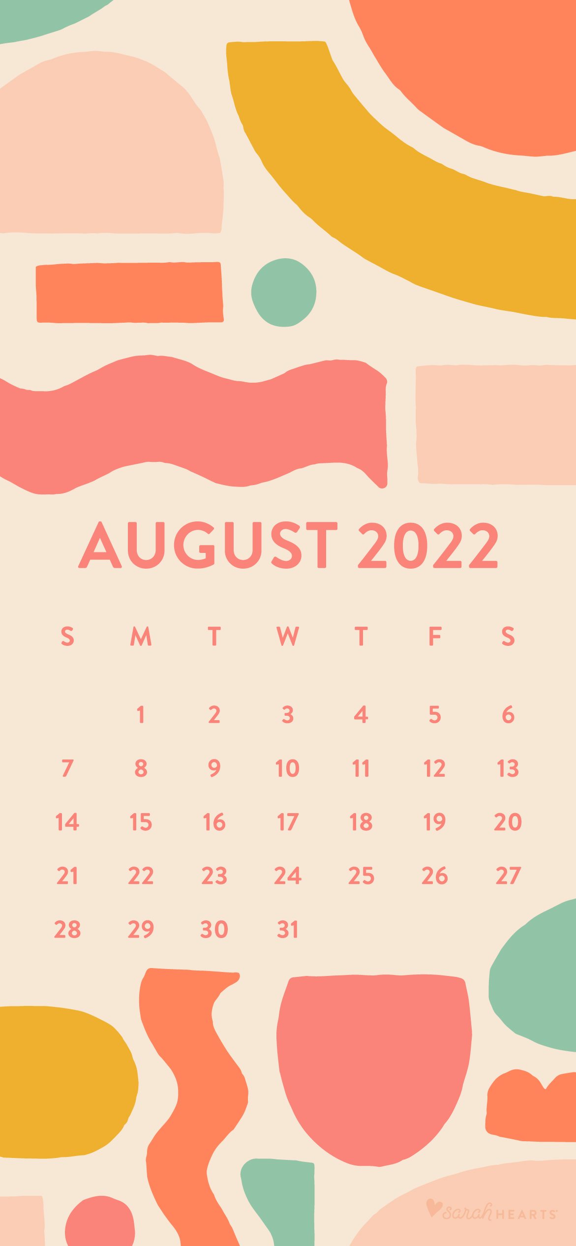 August Calendar Wallpaper  60 Best Desktop  Phone Backgrounds